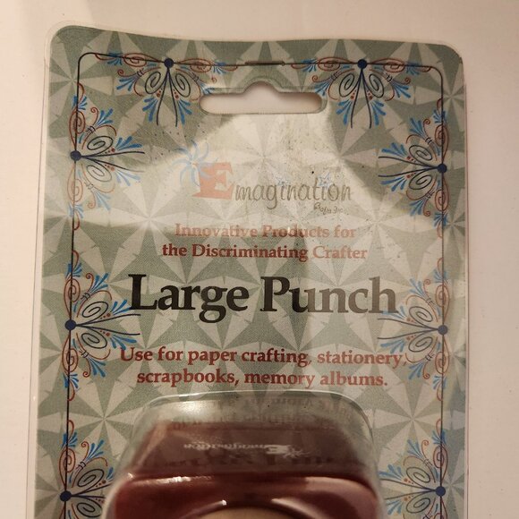 Hand Rake Gardening Large Hole Punch Emagination paper Scrapbook - Picture 2 of 5